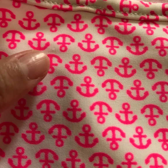 Carter’s Girl Pink Anchor Print Two-Piece Swimsuit.  Size 18 Months. - Picture 5 of 5